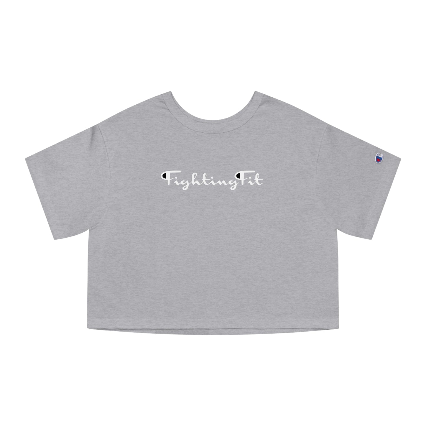 Champion Cropped Tee - Signature Print