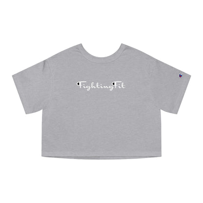 Champion Cropped Tee - Signature Print