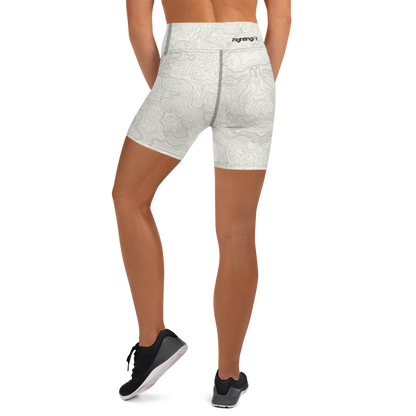 Topography High Waisted Shorts - w/Black Stitch